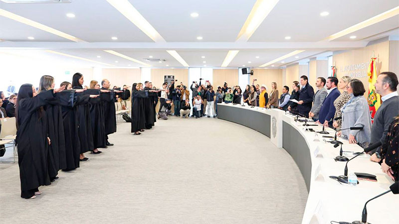 Designan por unanimidad a titular de Seguridad y Juezas y Jueces Cívicos en Morelia 
