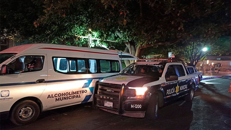 Caen 35 personas al CIMA de Querétaro por conducir bajo los efectos del alcohol  