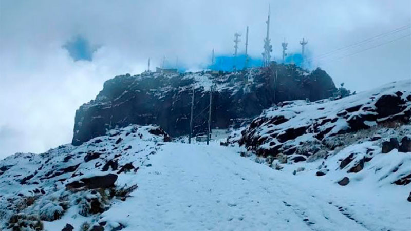 Cierran temporalmente el acceso al Parque Nacional Cofre de Perote ante condiciones meteorológicas severas  