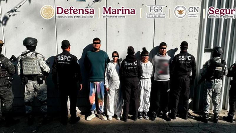 Detienen a seis personas ligadas a red criminal trasnacional en operativos en la CDMX 