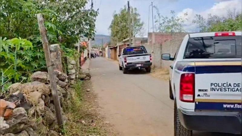 Caminaba por el barrio cuando lo ultimaron a tiros; ocurrió en la tenencia de Capula en Morelia 