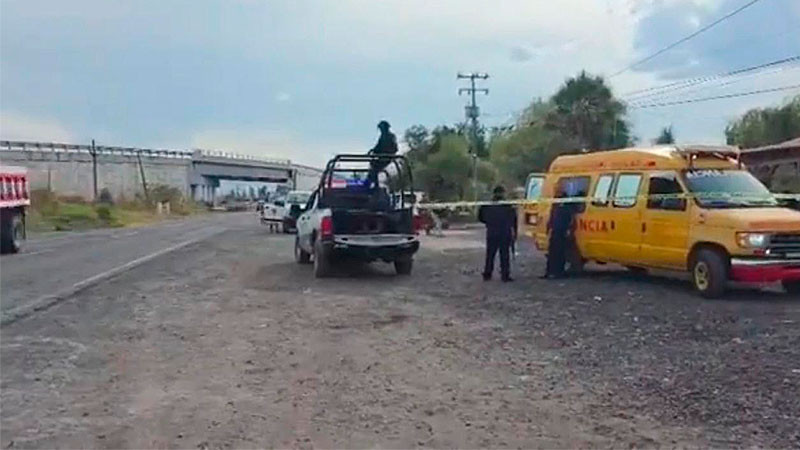 Ultiman a un automovilista en Zamora, Michoacán, en las inmediaciones de Sauz de Abajo  