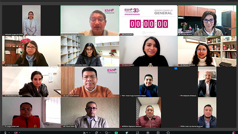 Aprueba IEM financiamiento público a partidos políticos para 2026 