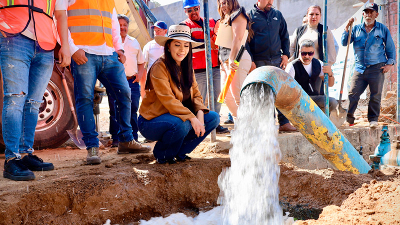 Con presupuesto 100% municipal, Queréndaro inicia obra hídrica que garantizará el abasto de agua al 80% de la población 