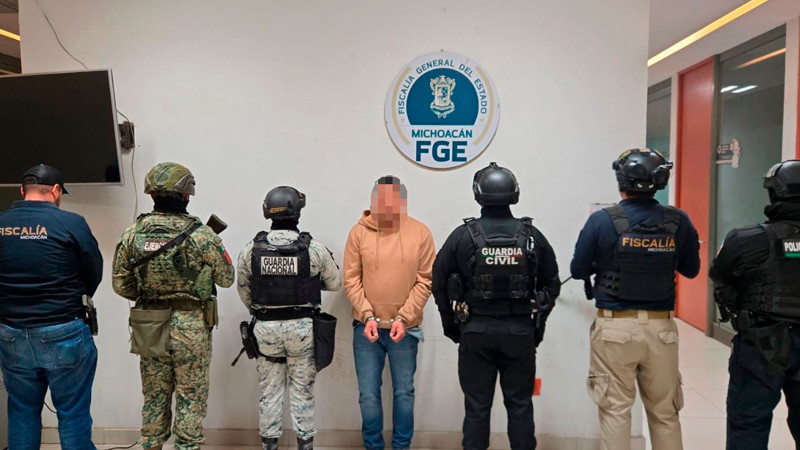 Detienen alias “El Gopar”, presunto responsable de agredir a personal de la Policía de Investigación 