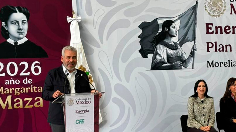 Energía eléctrica e internet no deben ser tratados como negocio: Bedolla 