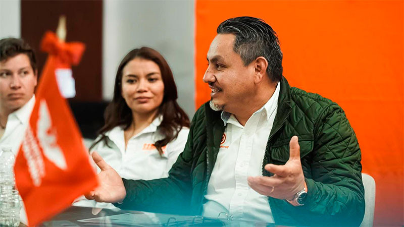 La Fuerza Naranja se reorganiza en territorio para crecer con unidad en Michoacán; visita Víctor Manríquez, Ario de Rosales 