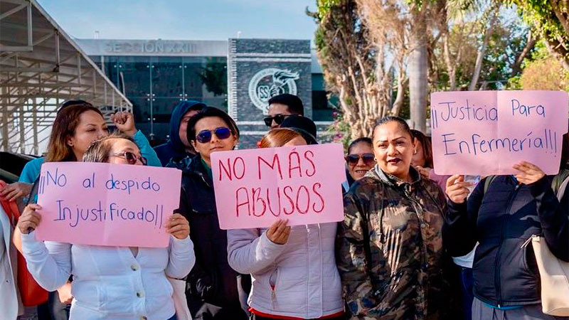 Se manifiestan enfermeras del IMSS Querétaro por hostigamiento laboral  