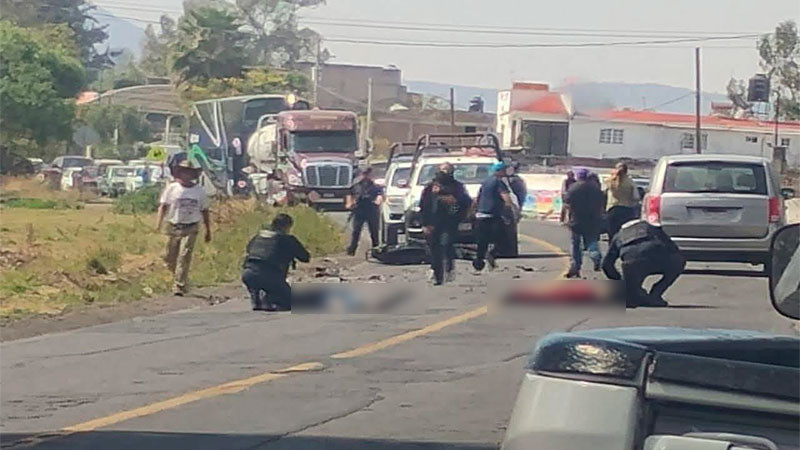 En accidente de motocicleta, fallecen dos jóvenes en Queréndaro, Michoacán  