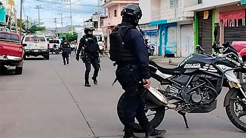 Imparable la violencia en Uruapan, Michoacán: Balean negocio en el Bulevar Industrial, solo hubo daños materiales  