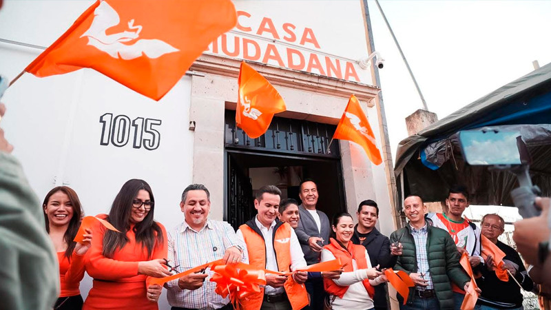 La Fuerza Naranja se fortalece en Puruándiro con la inauguración de la Casa Ciudadana 