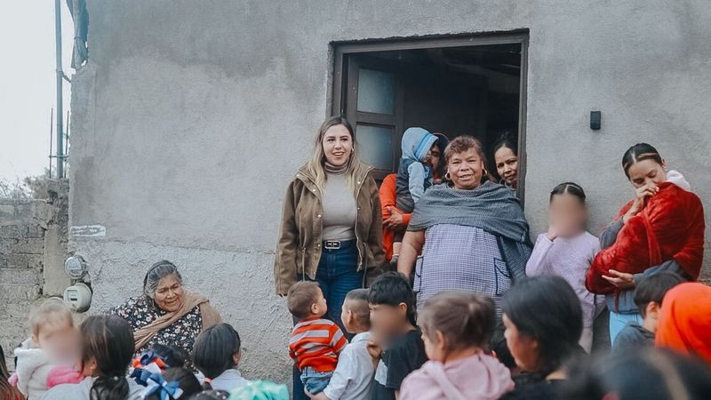 Dayana Pérez Mendoza refrenda su compromiso con la niñez durante visita a Opopeo 