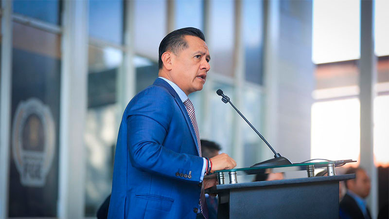 Anuncia FGE Michoacán pago de adeudos y mejora salarial al personal 