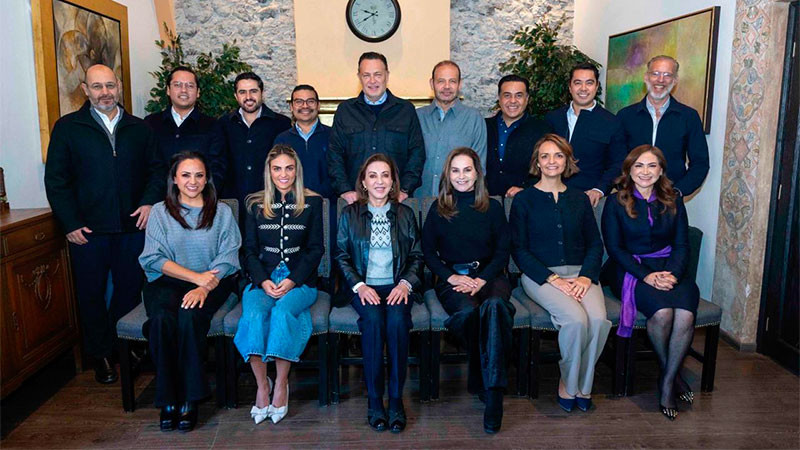 Se reúne Mauricio Kuri con liderazgos del PAN 