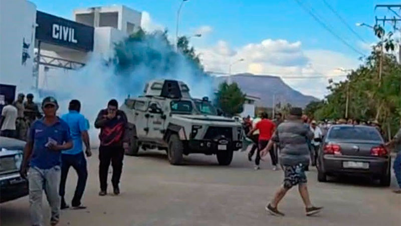 Operativo interinstitucional en Huetamo, Michoacán, termina con al menos seis detenidos 