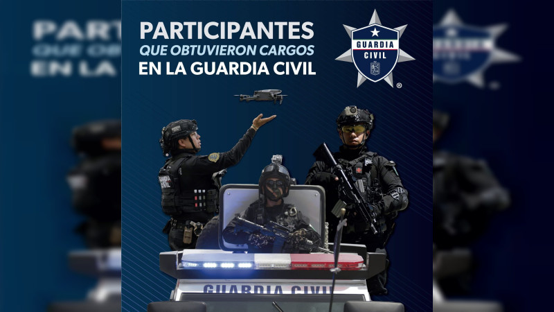 Guardia Civil de Michoacán consolida nueva estructura con nombramientos regionales y operativos 