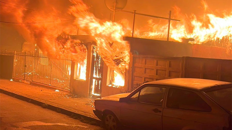 Fuertes incendios dejan al menos 18 personas fallecidas en Chile  