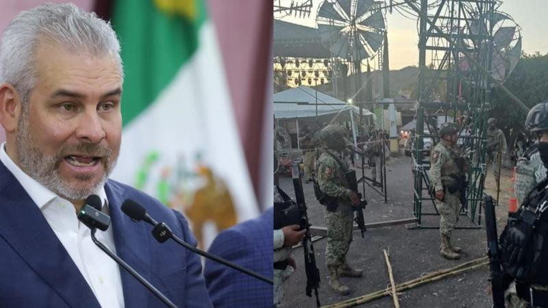 Presencia permanente en Tanhuato tras apología del delito, afirma gobernador de Michoacán 