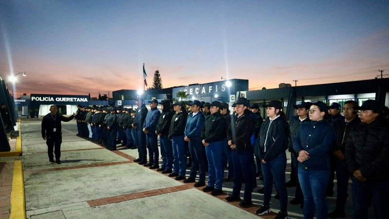Inicia en el CECAFIS la Formación Inicial de 64 futuros policías en Querétaro 