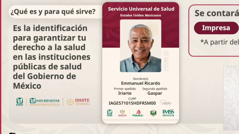 SSa explica credencialización para Servicio Universal de Salud 