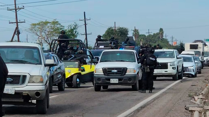 Autoridades abaten a presunto delincuente durante enfrentamientos en Navolato, Sinaloa 