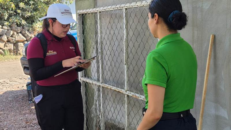 Continúan visitas casa por casa del Plan Michoacán: Roberto Pantoja 
