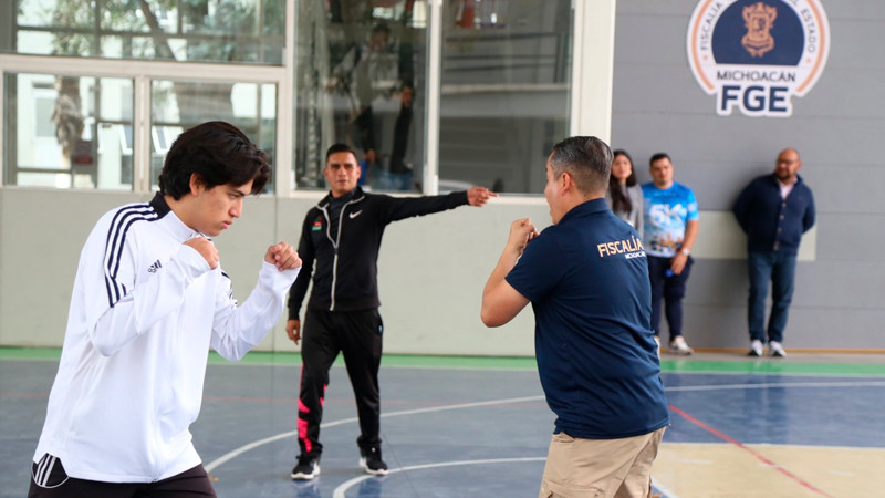 Mediante actividades deportivas, promueve FGE el bienestar de su personal 