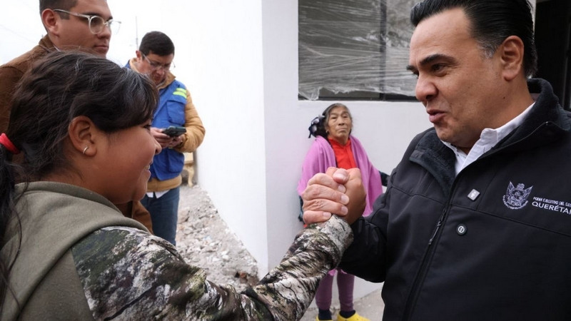 Supervisa Luis Nava cuartos adicionales en Huimilpan, Querétaro 