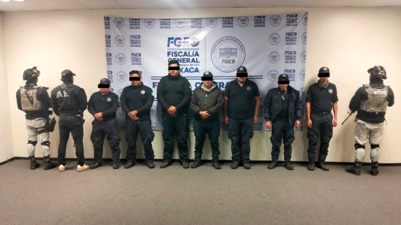 Capturan a siete policías por el homicidio de un menor en San Miguel, Oaxaca 