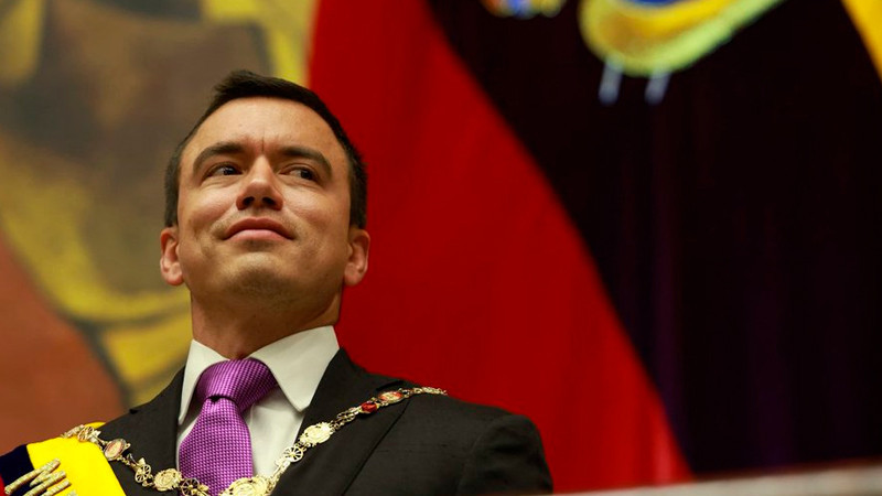 Anuncia Daniel Noboa, presidente de Ecuador, la imposición de aranceles del 30% a Colombia  