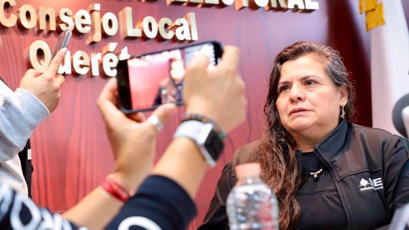 Saldrá Ana Lilia Pérez Mendoza de  la junta local del INE en Querétaro  