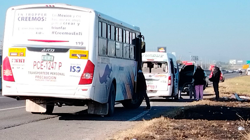 Carambola deja 8 personas lesionadas en Apaseo el Grande, Guanajuato; hay un menor herido 