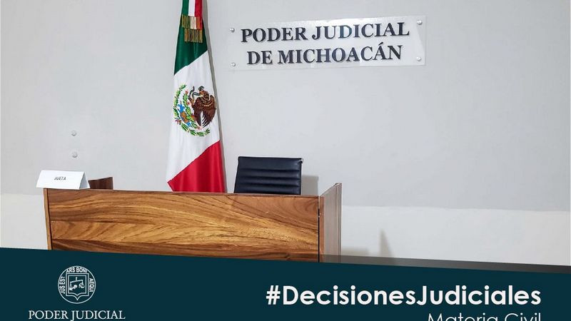 Juzgados civiles de Morelia resuelven asuntos patrimoniales con enfoque de seguridad jurídica y protección a personas vulnerables 