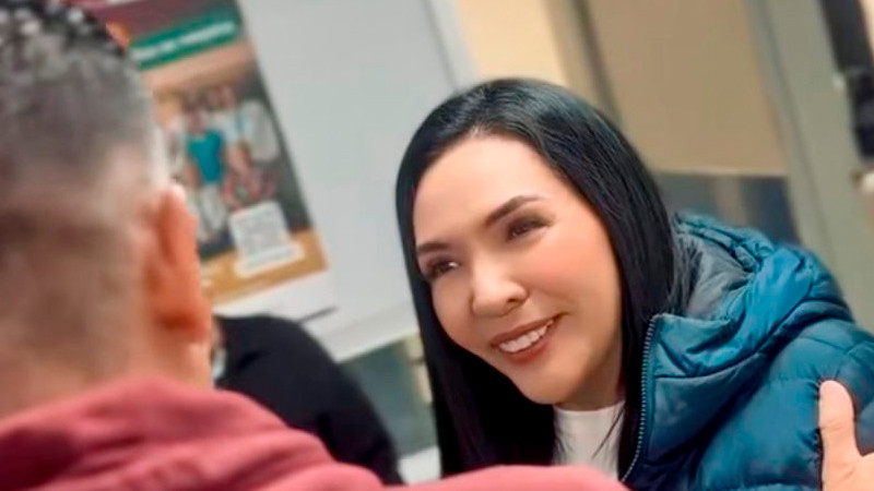 Adriana Campos Huirache visita el Hospital ISSSTE de Zamora para apoyar a pacientes y familias 