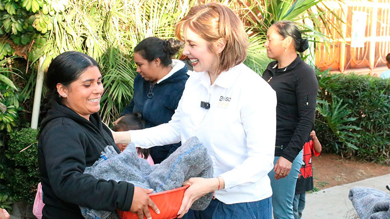 En Santiago Undameo, Brissa Arroyo se gana la confianza de la gente 