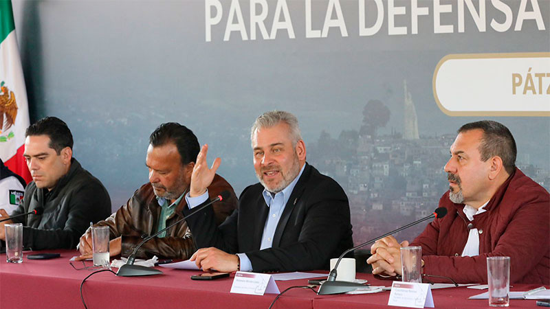 Empleo temporal para el rescate del lago de Pátzcuaro se reactiva en marzo: Bedolla 