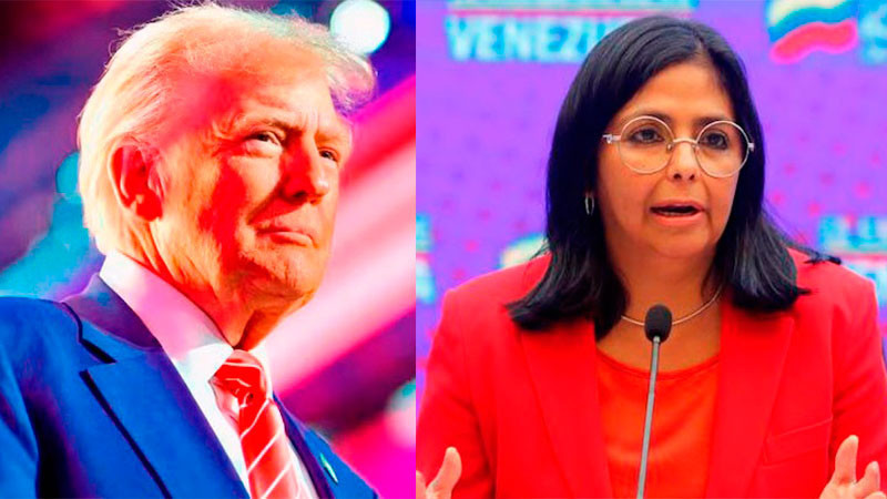 Delcy Rodríguez ha demostrado un liderazgo muy firme: Donald Trump  