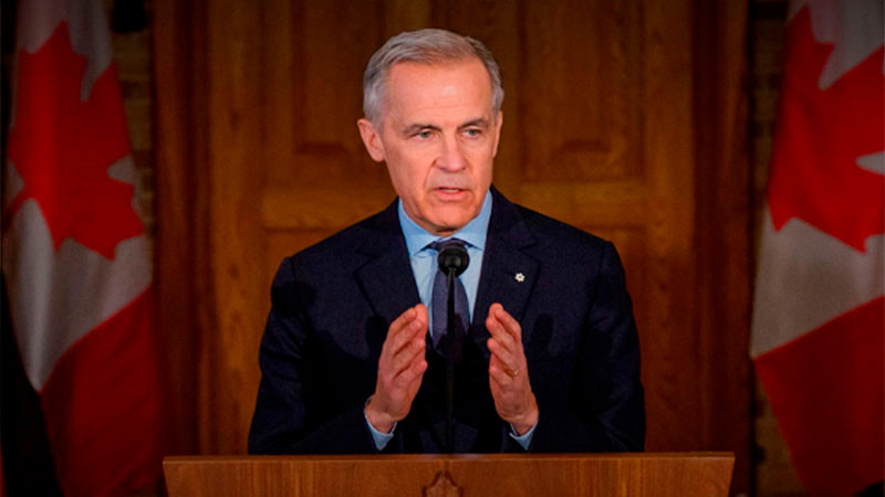 Carney responde a Trump; "Canadá no vive gracias a EEUU", asegura 