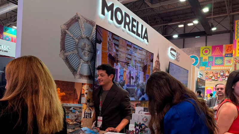 Morelia fortalece su posicionamiento turístico en la FITUR 