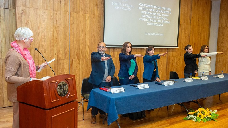 Poder Judicial de Michoacán fortalece la gestión documental con su Sistema de Archivos 