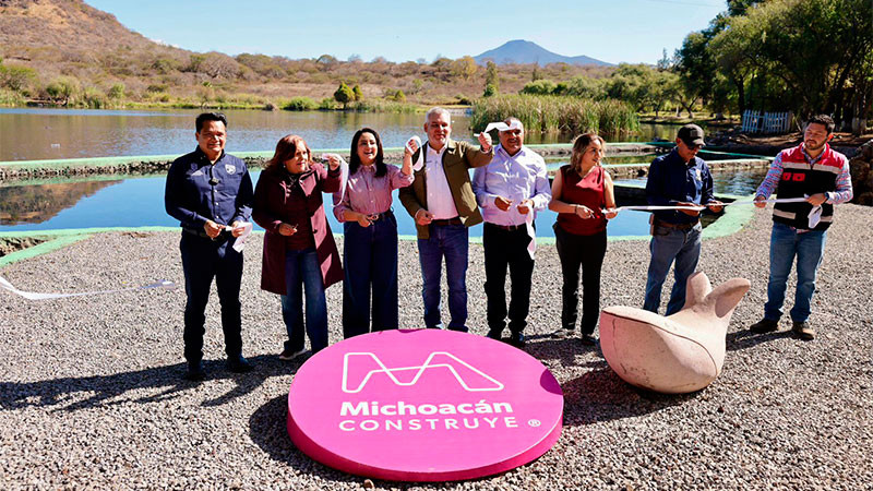 Con inversión de 30 mdp, familias de Jacona estrenan Parque Ecológico en presa La Luz: Bedolla 