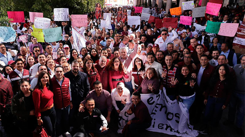 Fabiola Alanís reconoce fuerza de la base morenista en Zamora y La Piedad: “Con el pueblo todo, sin el pueblo nada” 