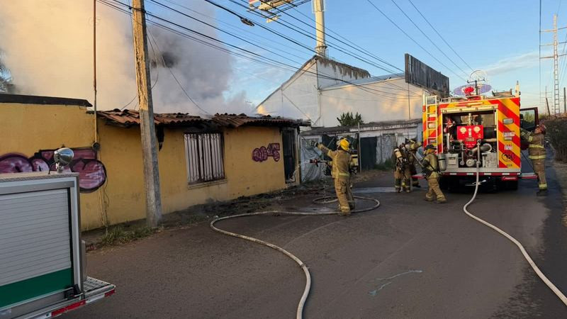 Se incendia vivienda en Morelia, Michoacán 