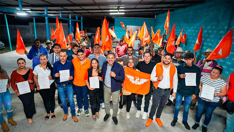 En Turicato designan y toman protesta a la Comisión Operativa Municipal de Movimiento Ciudadano 