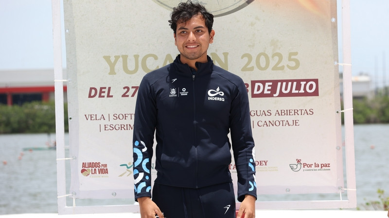 Representa atleta queretano al canotaje estatal en campamento de preparación CONADE 