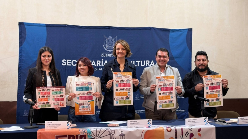 Todo listo para la Feria de la Cantera y el Textil de Pedro Escobedo 