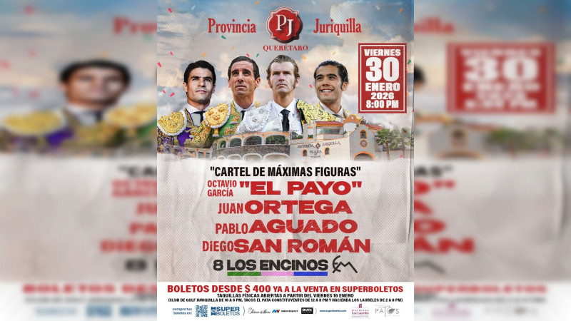 Ordenan suspender corrida de toros en Juriquilla, Querétaro 