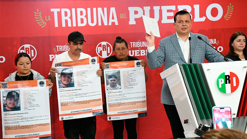 La misma delincuencia que se robó la elección en Irimbo, desapareció a dos jóvenes morelianos: Memo Valencia 