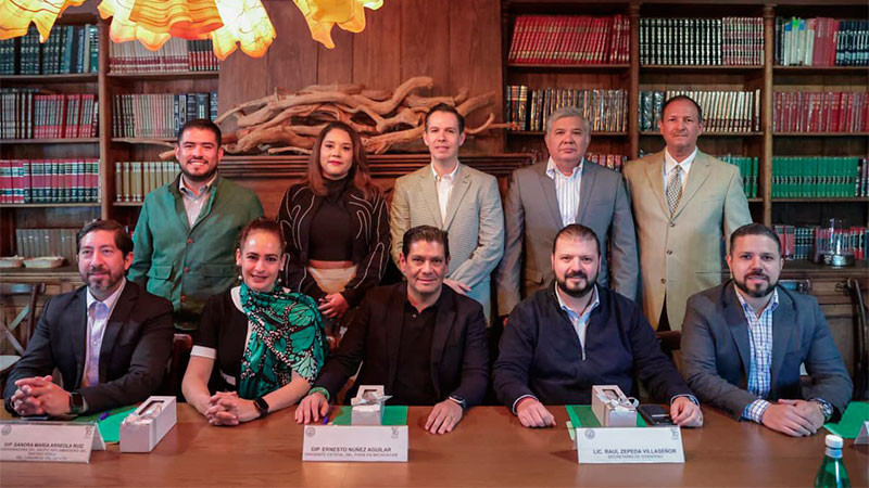 Raúl Zepeda refrenda diálogo y trabajo conjunto institucional con el Partido Verde en Michoacán  