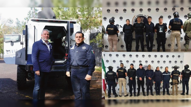 Sin intocables: SSP Michoacán abre fuego contra la corrupción policial y lleva de la patrulla al banquillo a 11 uniformados  